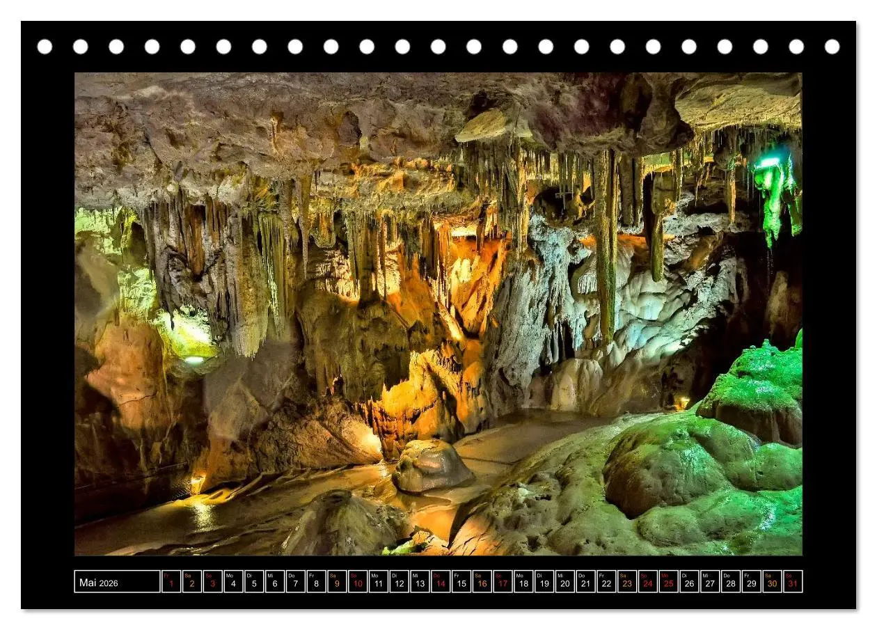 Bild: 9783516048216 | Höhlen, Stalaktiten und Stalagmiten (Tischkalender 2026 DIN A5...