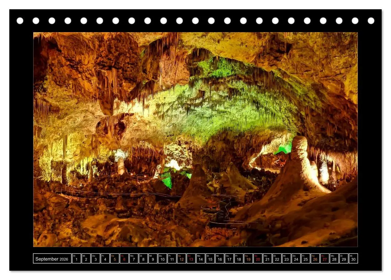 Bild: 9783516048216 | Höhlen, Stalaktiten und Stalagmiten (Tischkalender 2026 DIN A5...