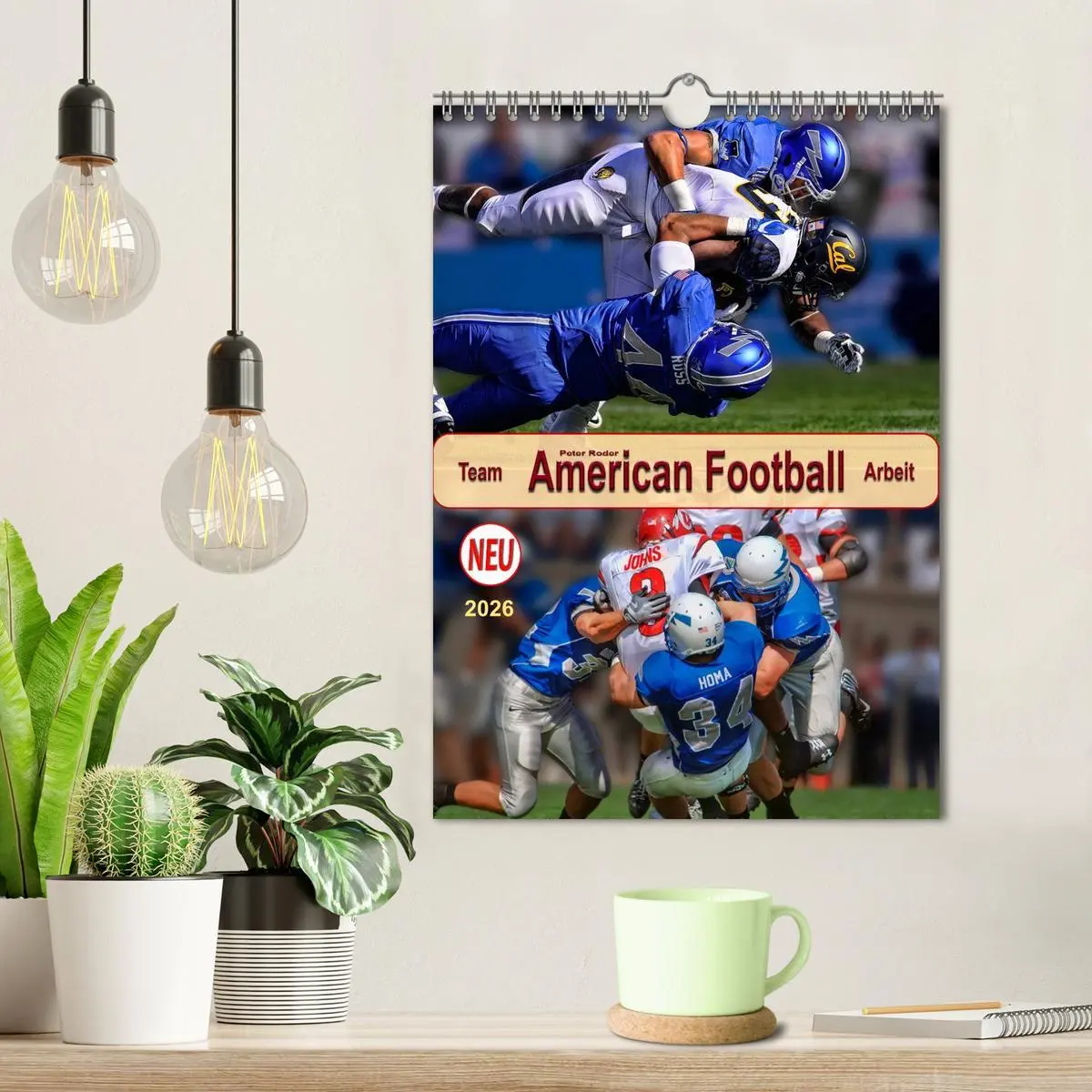 Bild: 9783516428216 | American Football, Team-Arbeit (Wandkalender 2026 DIN A4 hoch),...