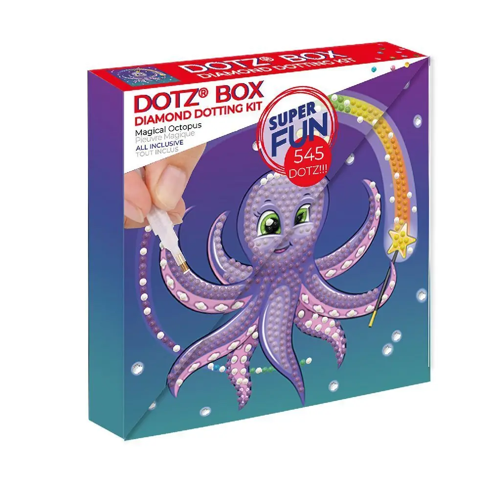 Cover: 4895225928316 | DIAMOND DOTZ - Diamond Painting Magischer Oktopus | Kit (Bastelset)