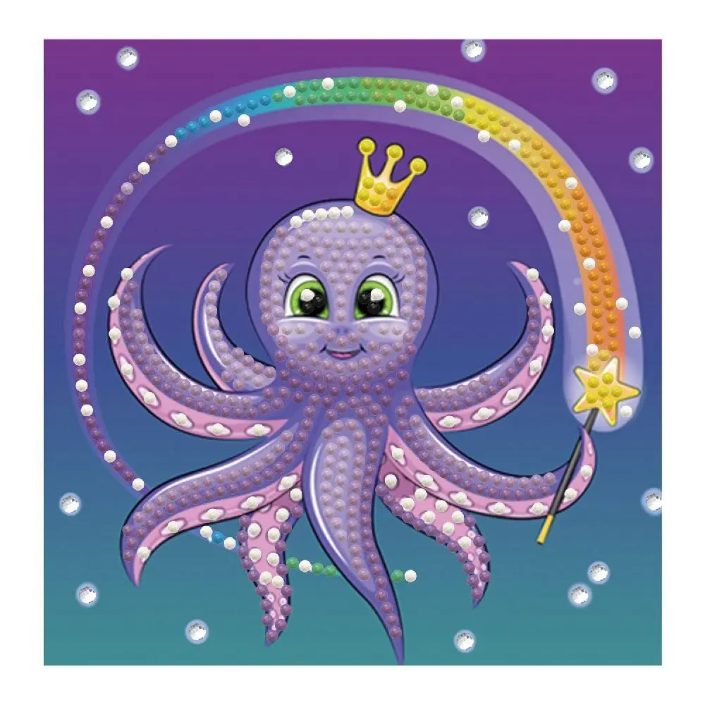 Bild: 4895225928316 | DIAMOND DOTZ - Diamond Painting Magischer Oktopus | Kit (Bastelset)