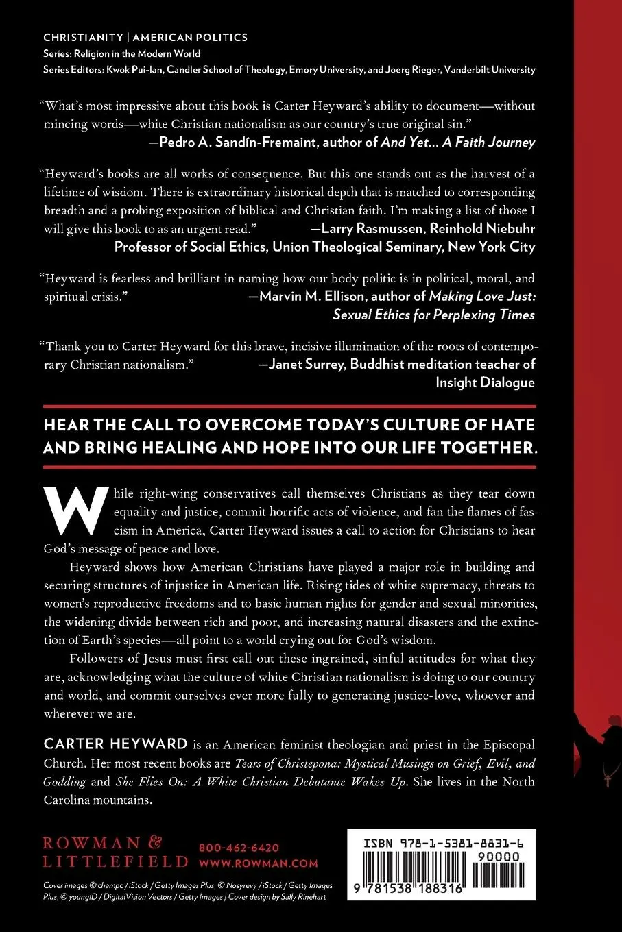 Rückseite: 9781538188316 | The Seven Deadly Sins of White Christian Nationalism | Carter Heyward