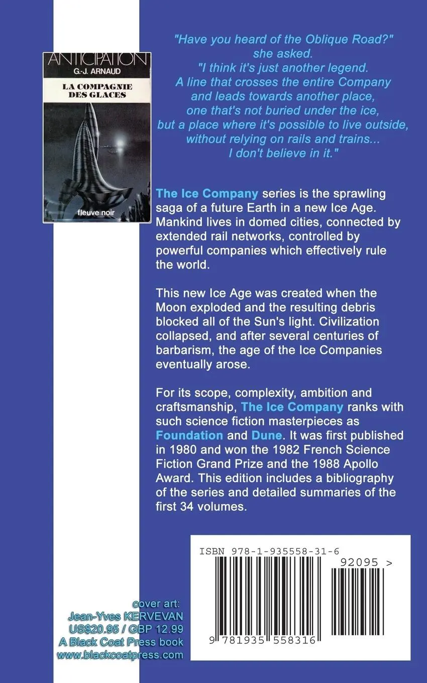 Rückseite: 9781935558316 | The Ice Company | G. -J Arnaud | Taschenbuch | Paperback | Englisch