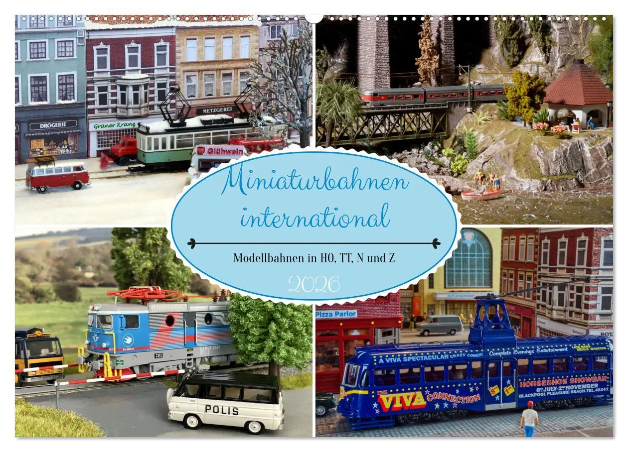 Cover: 9783457258316 | Miniaturbahnen international (Wandkalender 2026 DIN A2 quer),...