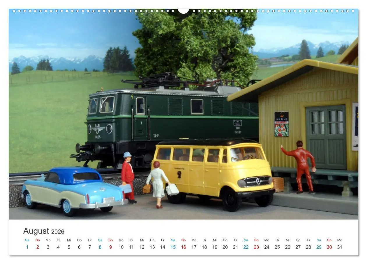 Bild: 9783457258316 | Miniaturbahnen international (Wandkalender 2026 DIN A2 quer),...