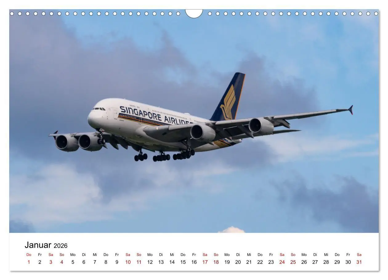 Bild: 9783457328316 | Singapore Airlines - Die ganze Flotte (Wandkalender 2026 DIN A3...