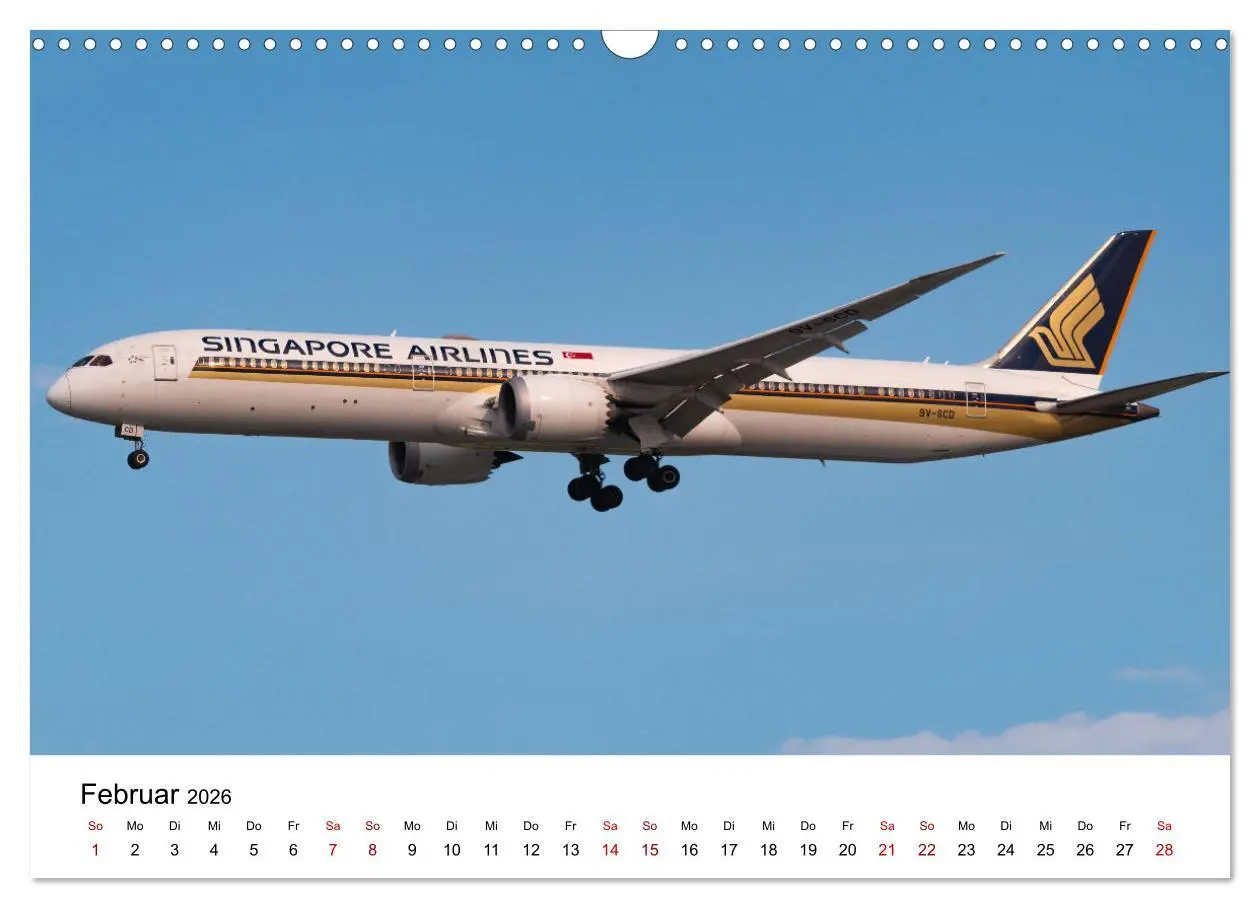 Bild: 9783457328316 | Singapore Airlines - Die ganze Flotte (Wandkalender 2026 DIN A3...
