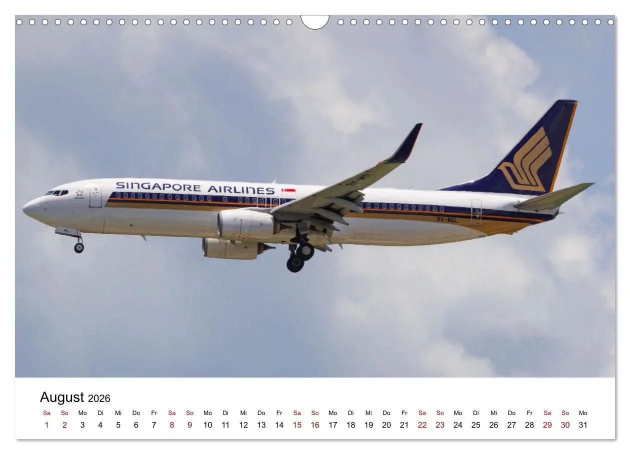 Bild: 9783457328316 | Singapore Airlines - Die ganze Flotte (Wandkalender 2026 DIN A3...