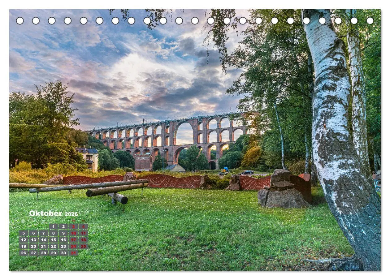 Bild: 9783457568316 | Vogtland - von Klingenthal bis Göltzschtal (Tischkalender 2026 DIN...