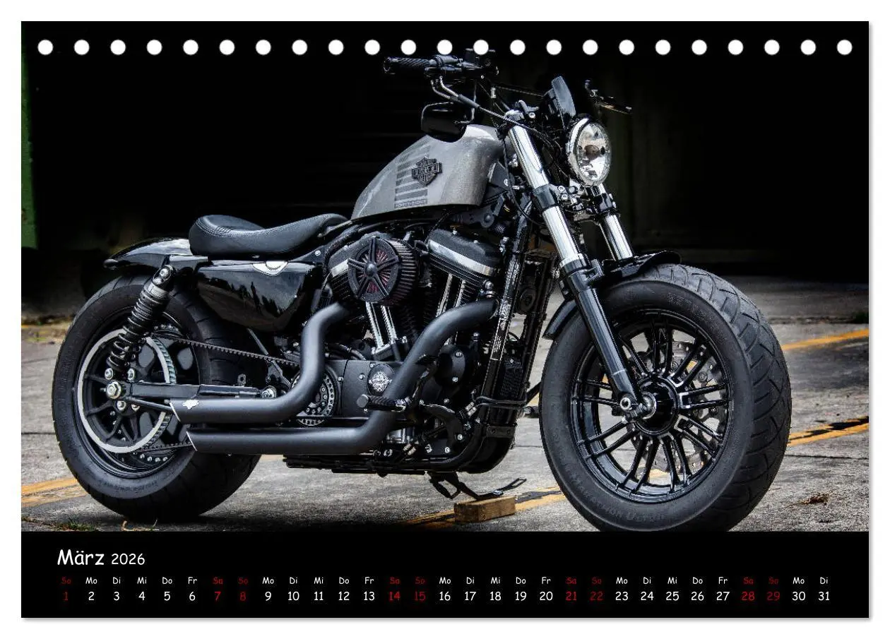 Bild: 9783457878316 | Best of Custom- and Showbikes Kalender (Tischkalender 2026 DIN A5...