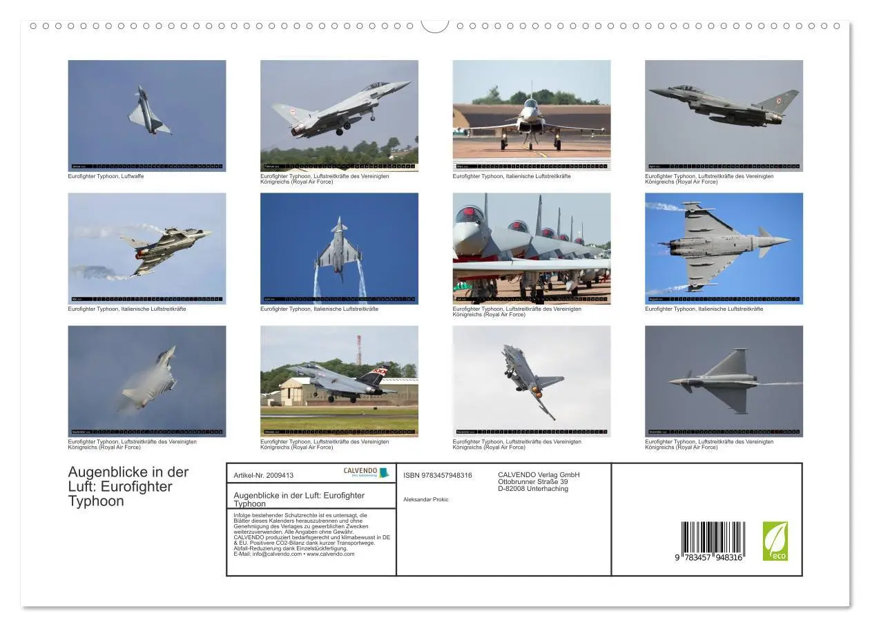 Bild: 9783457948316 | Augenblicke in der Luft: Eurofighter Typhoon (hochwertiger Premium...