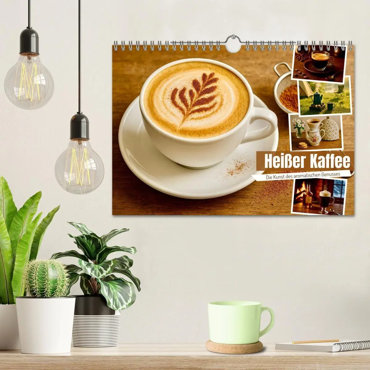 Bild: 9783516658316 | Heißer Kaffee (Wandkalender 2026 DIN A4 quer), CALVENDO Monatskalender