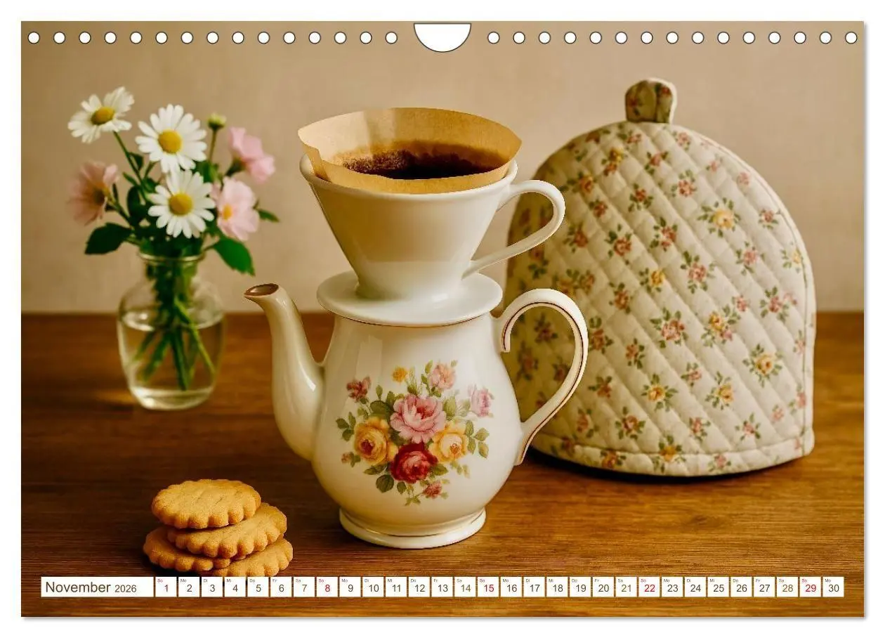 Bild: 9783516658316 | Heißer Kaffee (Wandkalender 2026 DIN A4 quer), CALVENDO Monatskalender