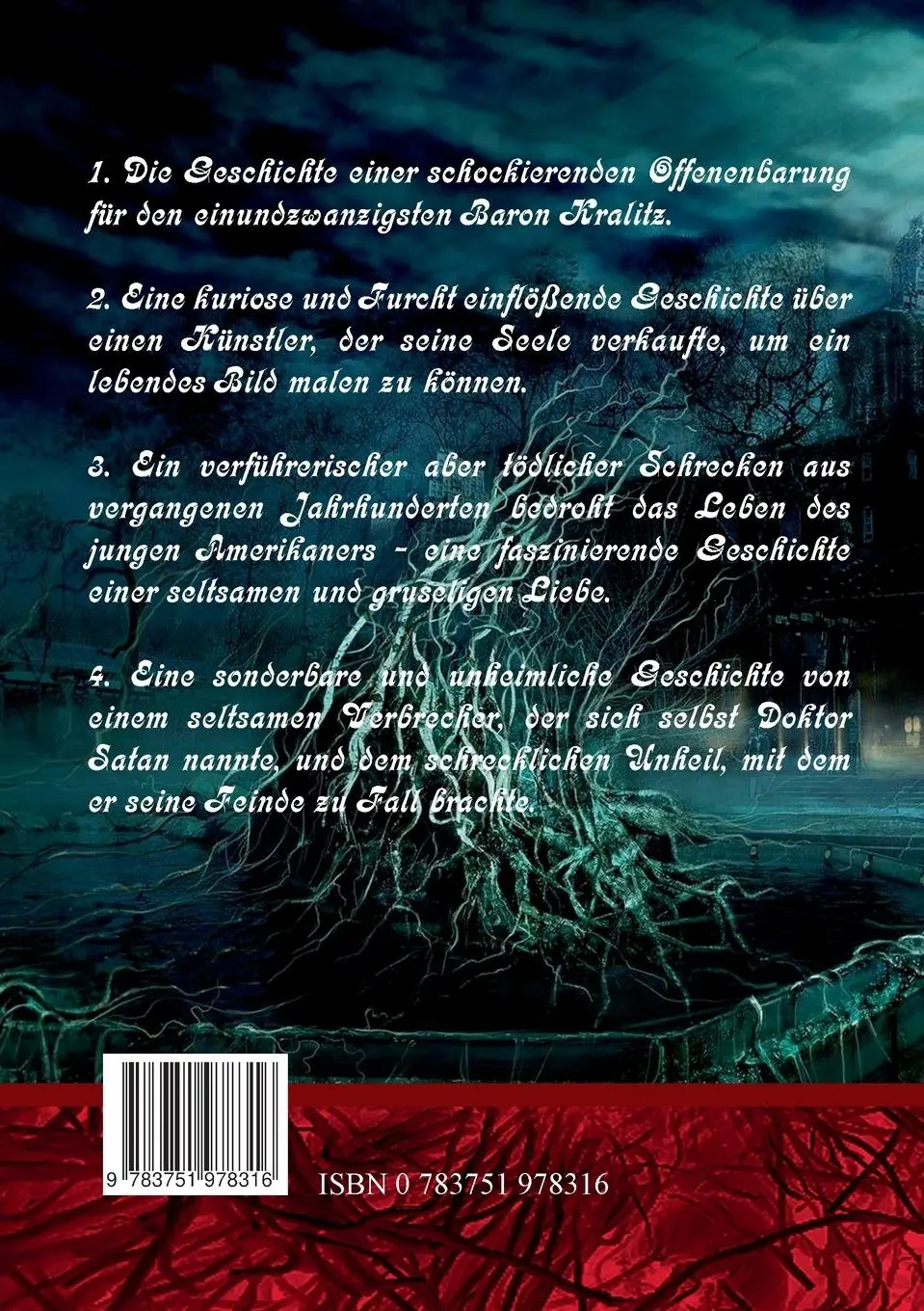 Rückseite: 9783751978316 | Das Geheimnis derer von Kralitz und andere Horrorgeschichten | Buch