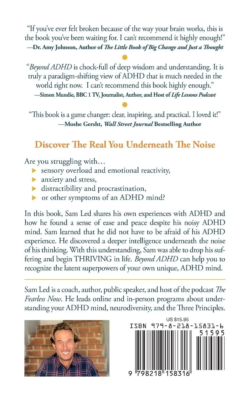 Rückseite: 9798218158316 | Beyond ADHD | Sam Led | Taschenbuch | Englisch | 2023