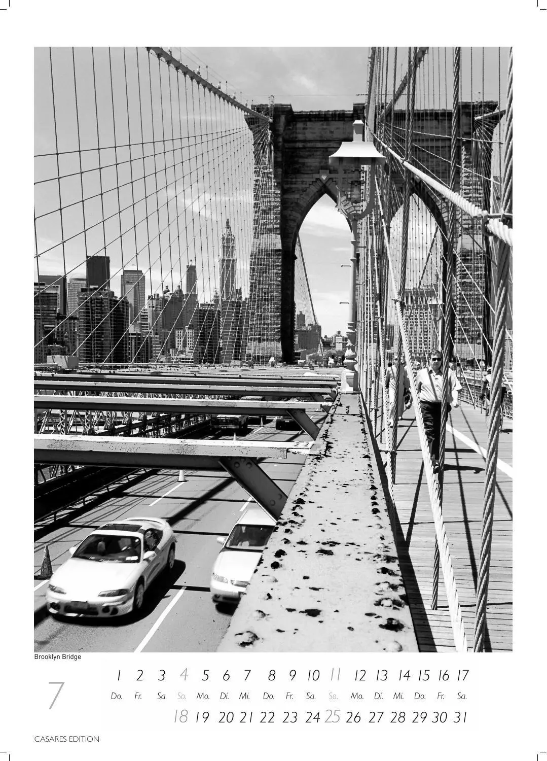 Bild: 9781835248416 | New York schwarz-weiss Kalender 2027 - Wandkalender Fotokalender...