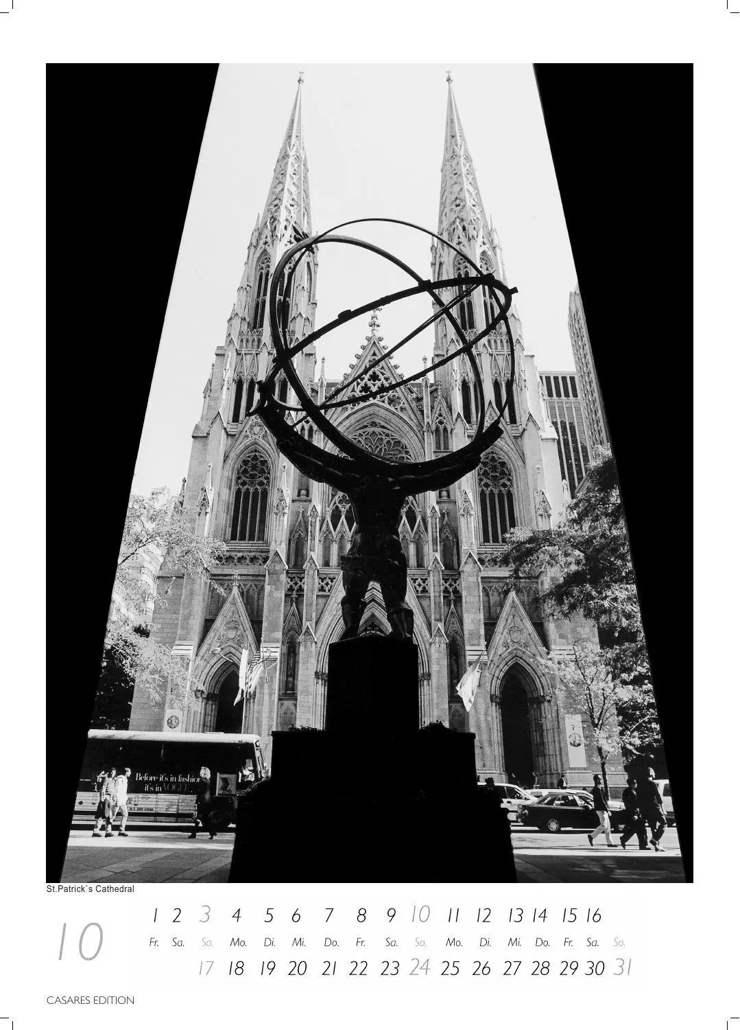 Bild: 9781835248416 | New York schwarz-weiss Kalender 2027 - Wandkalender Fotokalender...
