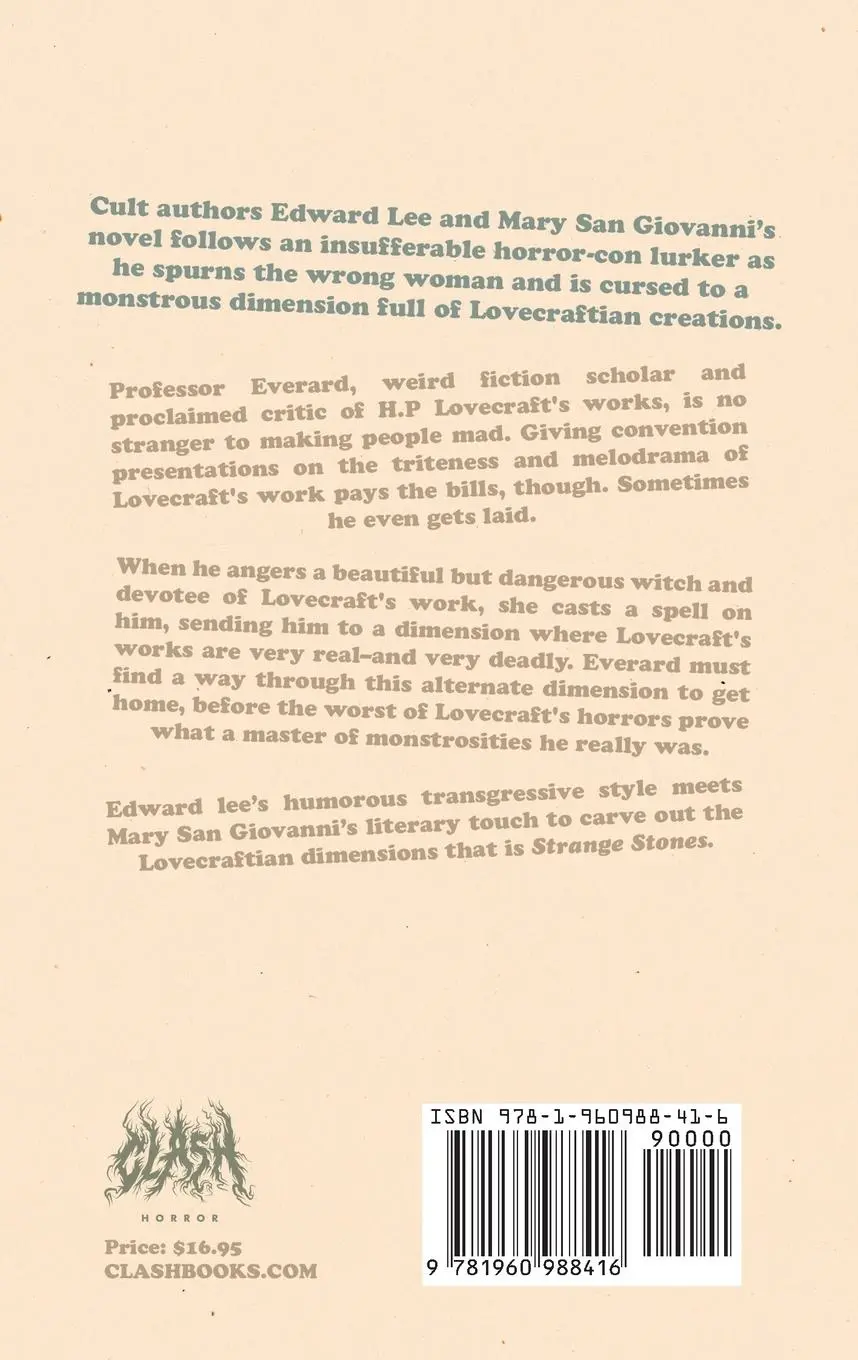 Rückseite: 9781960988416 | Strange Stones | Lee Edward (u. a.) | Taschenbuch | Englisch | 2025