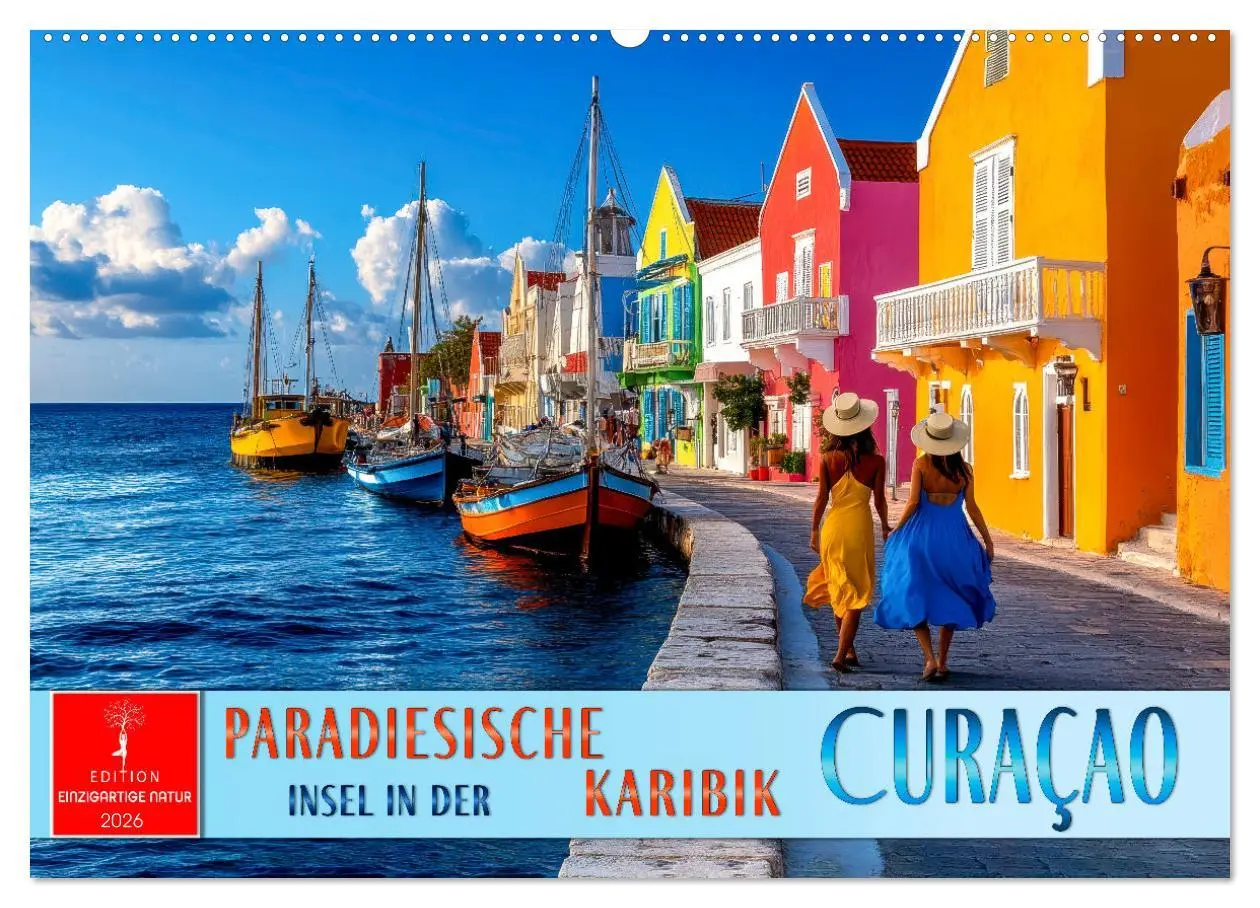 Cover: 9783457248416 | Curaçao - paradiesische Insel in der Karibik (Wandkalender 2026 DIN...