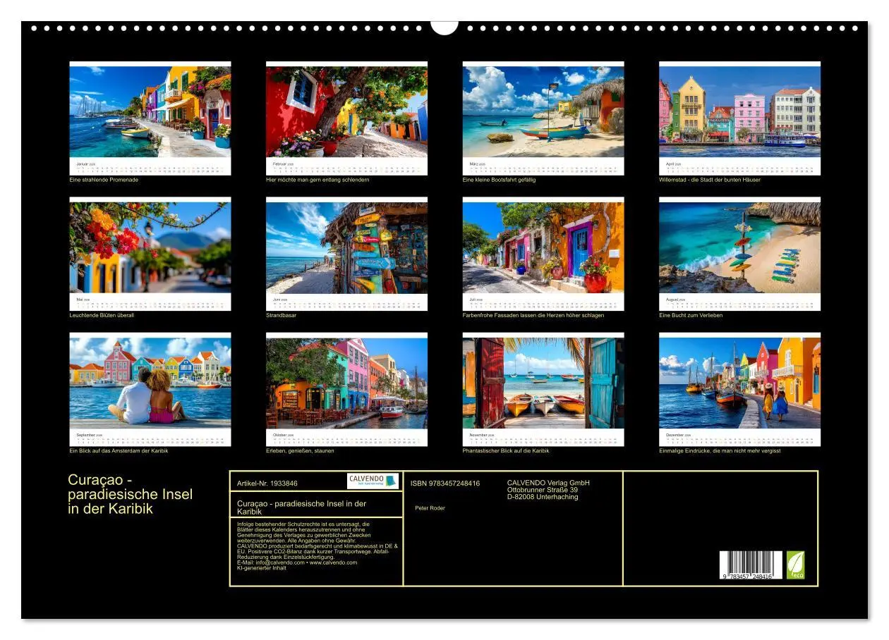 Bild: 9783457248416 | Curaçao - paradiesische Insel in der Karibik (Wandkalender 2026 DIN...