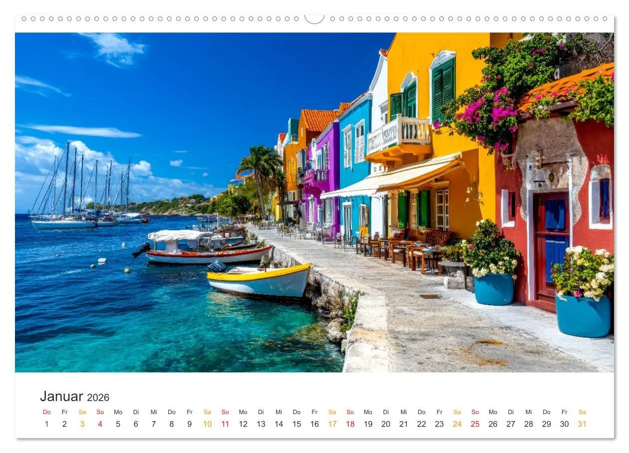 Bild: 9783457248416 | Curaçao - paradiesische Insel in der Karibik (Wandkalender 2026 DIN...