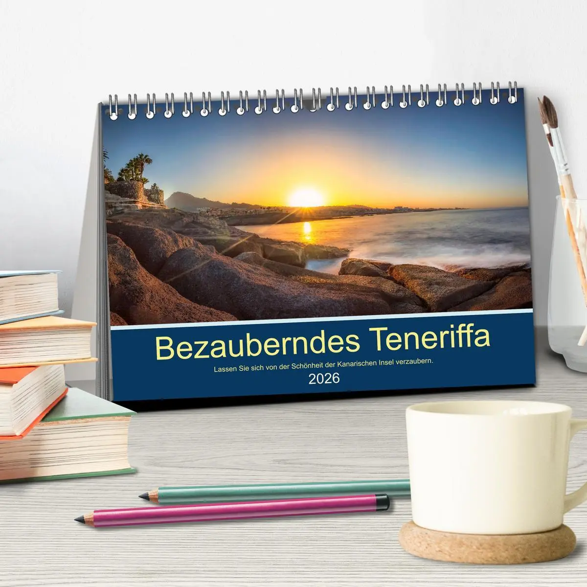 Bild: 9783457868416 | Bezauberndes Teneriffa (Tischkalender 2026 DIN A5 quer), CALVENDO...