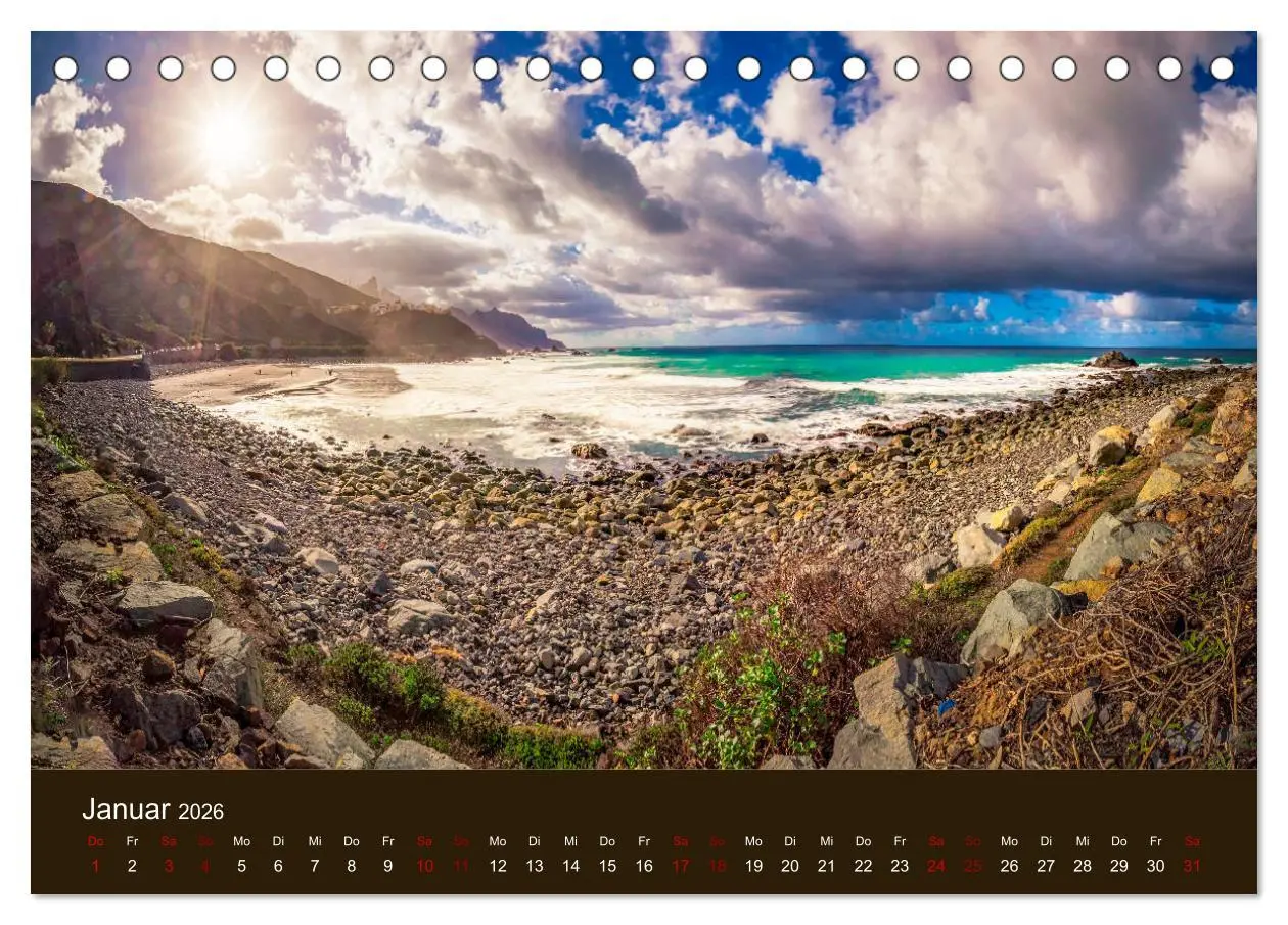 Bild: 9783457868416 | Bezauberndes Teneriffa (Tischkalender 2026 DIN A5 quer), CALVENDO...