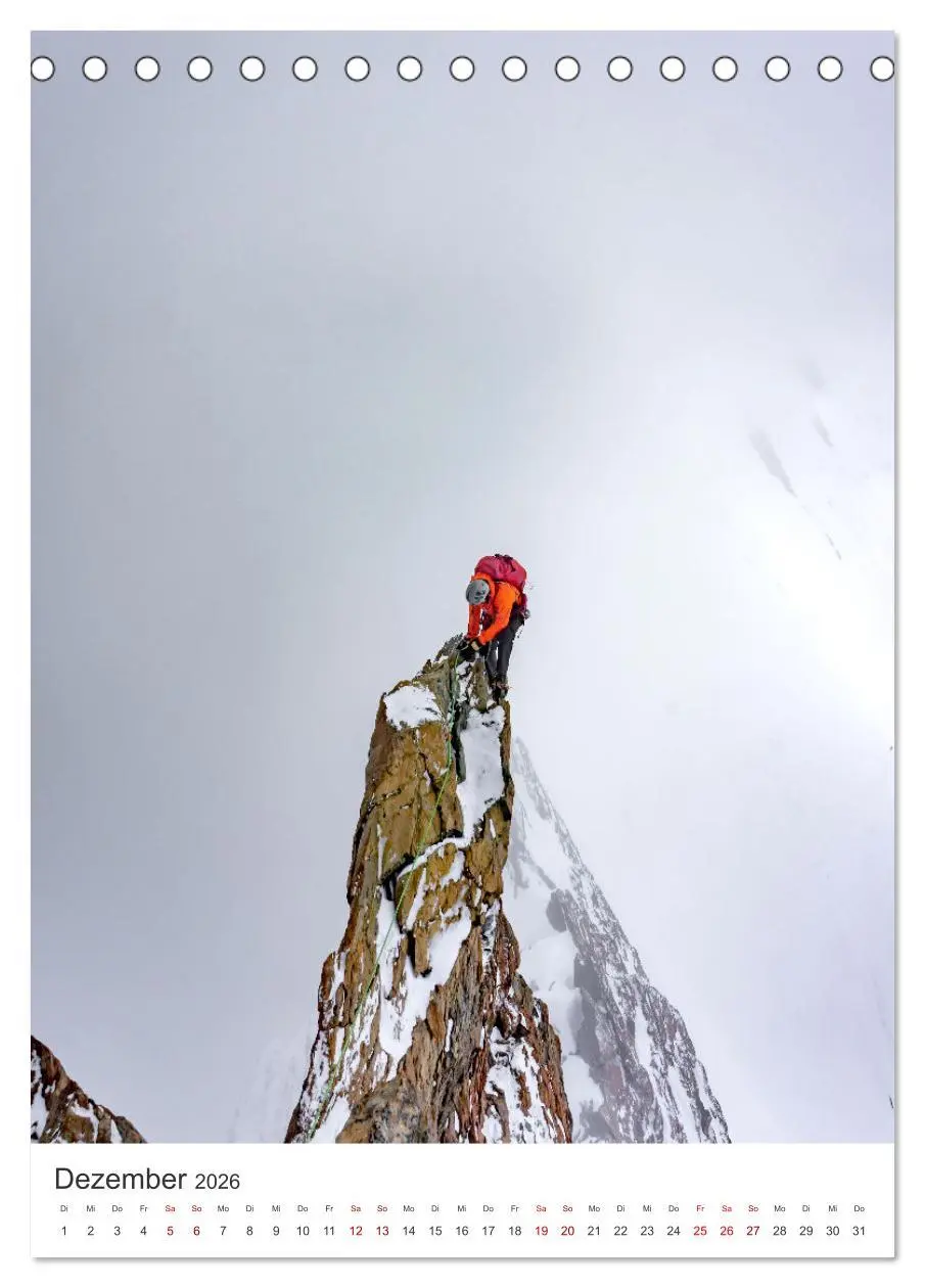 Bild: 9783516338416 | Klettern - Die Berge rufen. (Tischkalender 2026 DIN A5 hoch),...