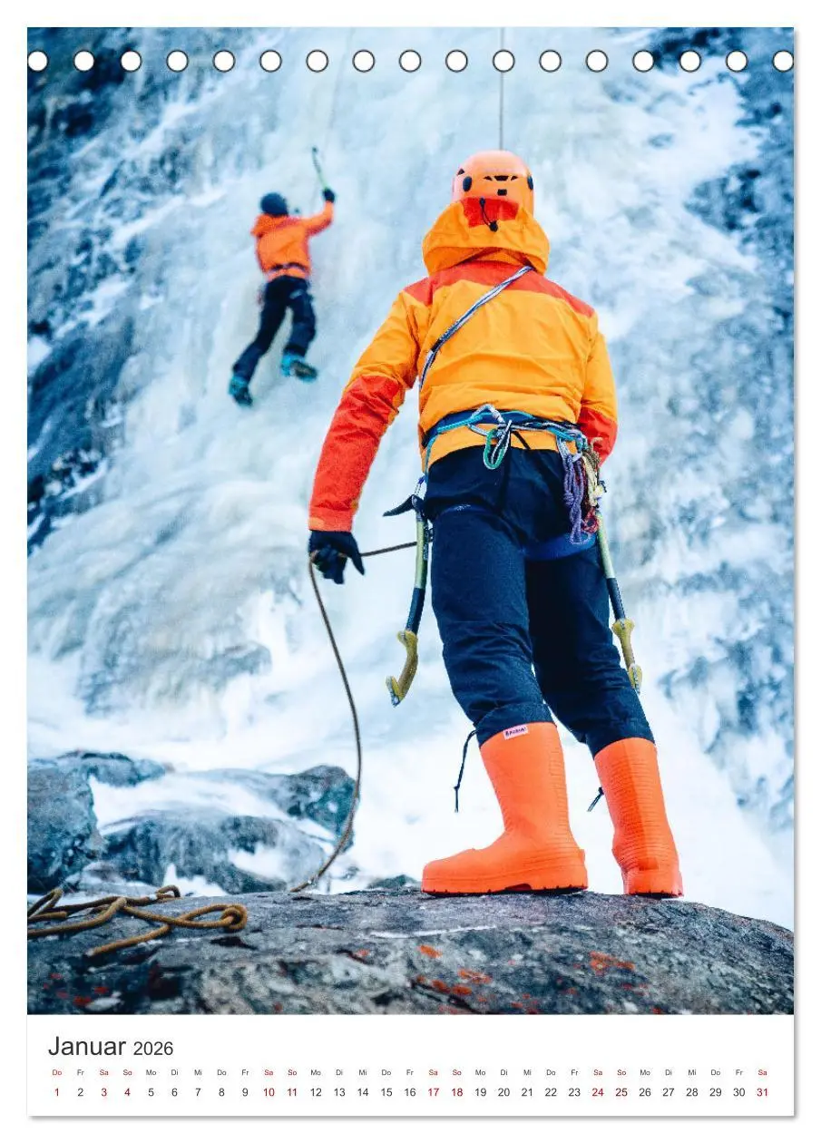 Bild: 9783516338416 | Klettern - Die Berge rufen. (Tischkalender 2026 DIN A5 hoch),...