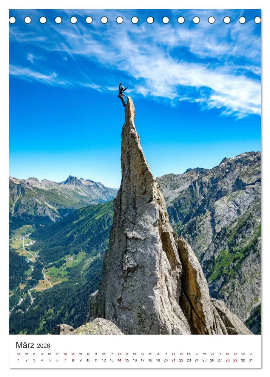 Bild: 9783516338416 | Klettern - Die Berge rufen. (Tischkalender 2026 DIN A5 hoch),...