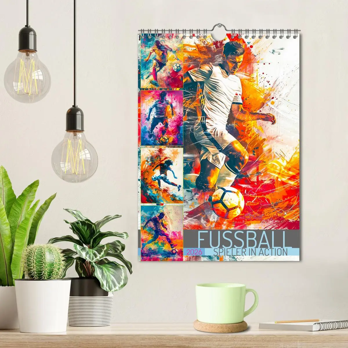 Bild: 9783516258516 | Fussball - Spieler in Action (Wandkalender 2026 DIN A4 hoch),...