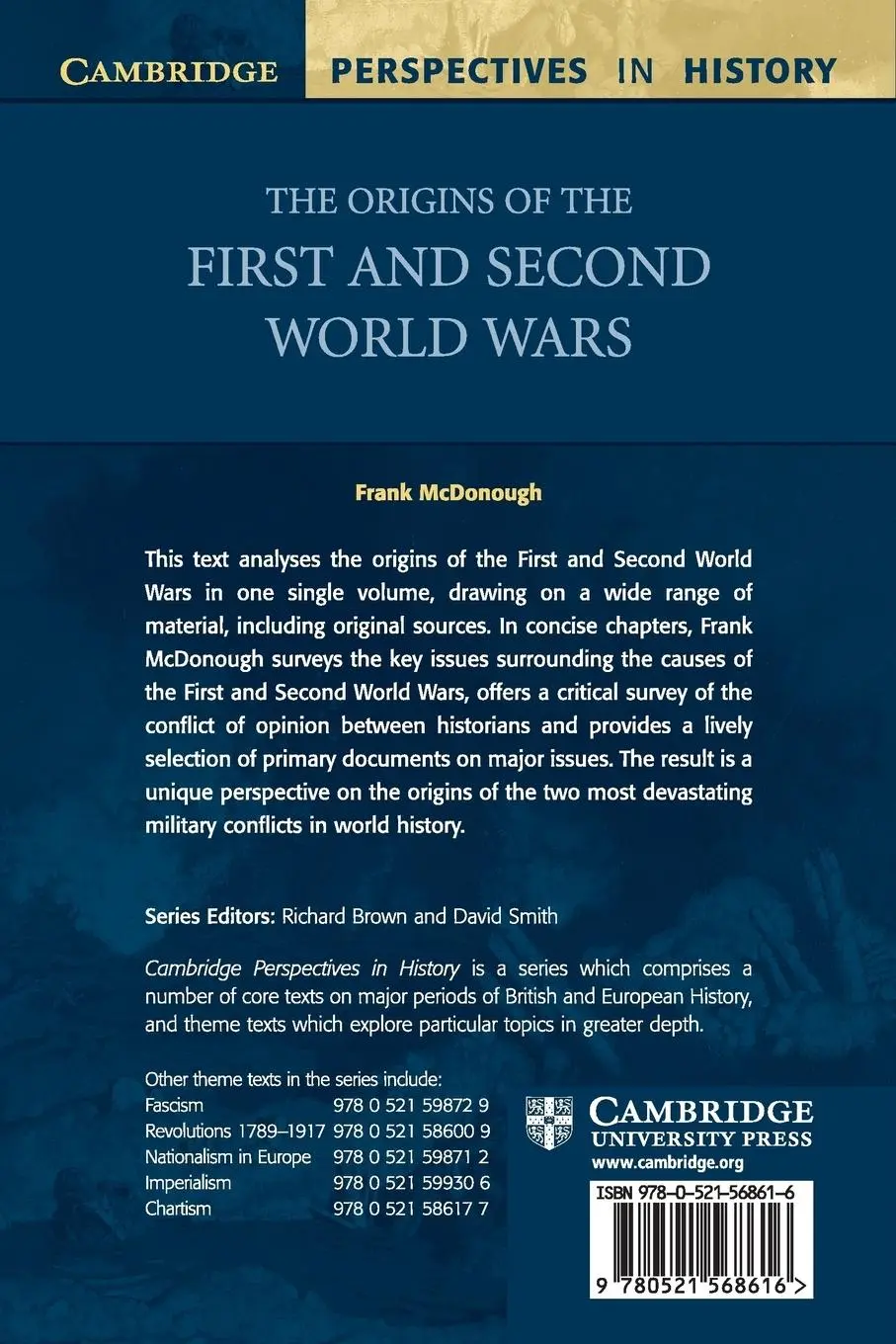 Rückseite: 9780521568616 | The Origins of the First and Second World Wars | Frank Mcdonough