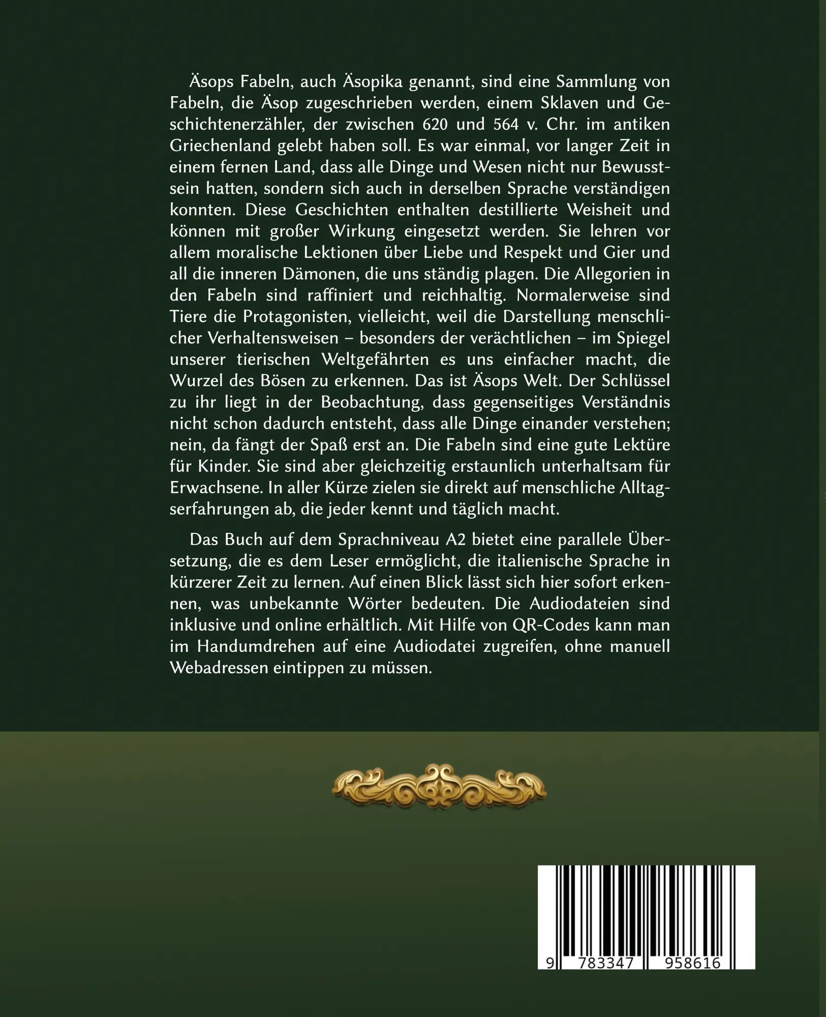 Rückseite: 9783347958616 | Äsops Fabeln für Jung und Alt | Äsop | Taschenbuch | Deutsch | 2023