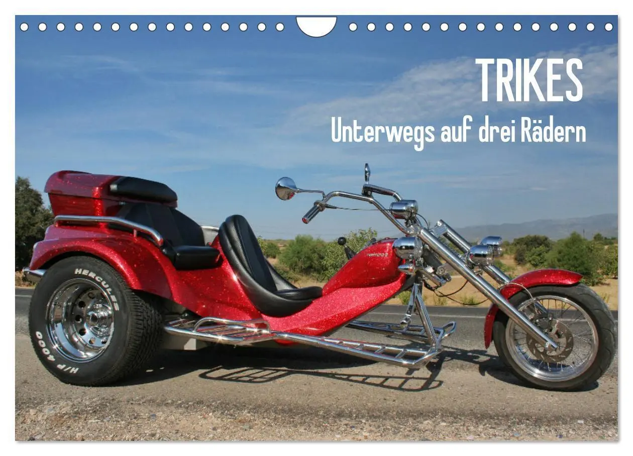 Cover: 9783435448616 | Trikes - Unterwegs auf drei Rädern (Wandkalender 2025 DIN A4 quer),...