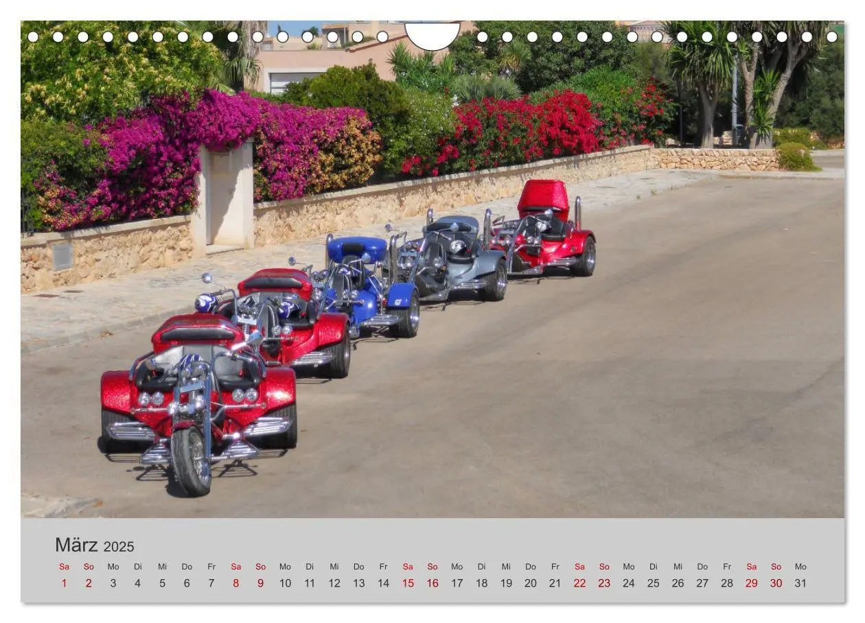 Bild: 9783435448616 | Trikes - Unterwegs auf drei Rädern (Wandkalender 2025 DIN A4 quer),...