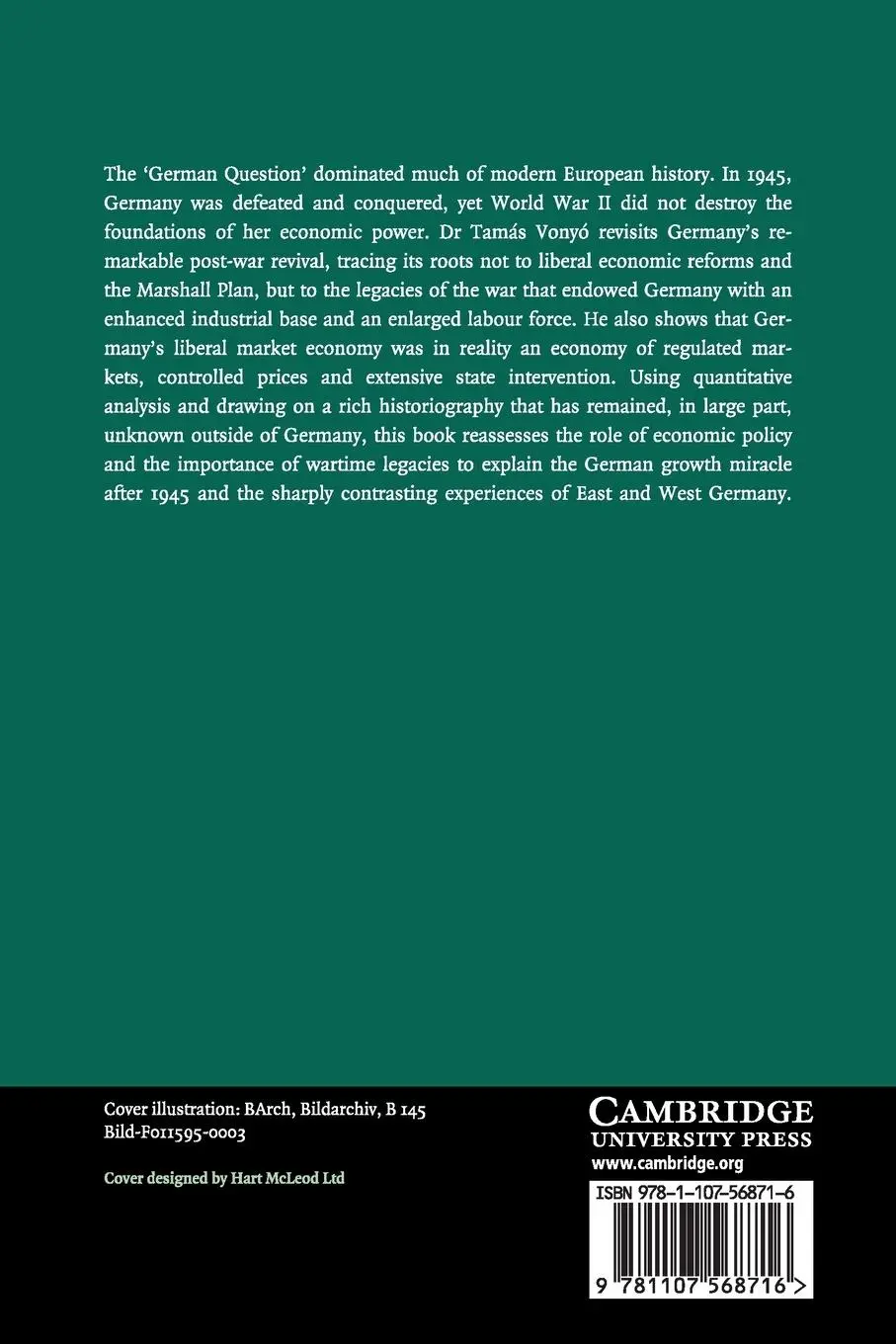 Rückseite: 9781107568716 | The Economic Consequences of the War | Tamás Vonyó | Taschenbuch