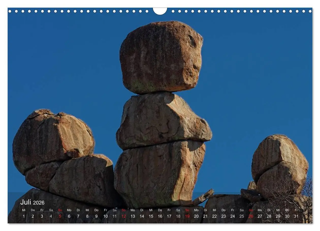 Bild: 9783516168716 | Zimbabwe (Wandkalender 2026 DIN A3 quer), CALVENDO Monatskalender