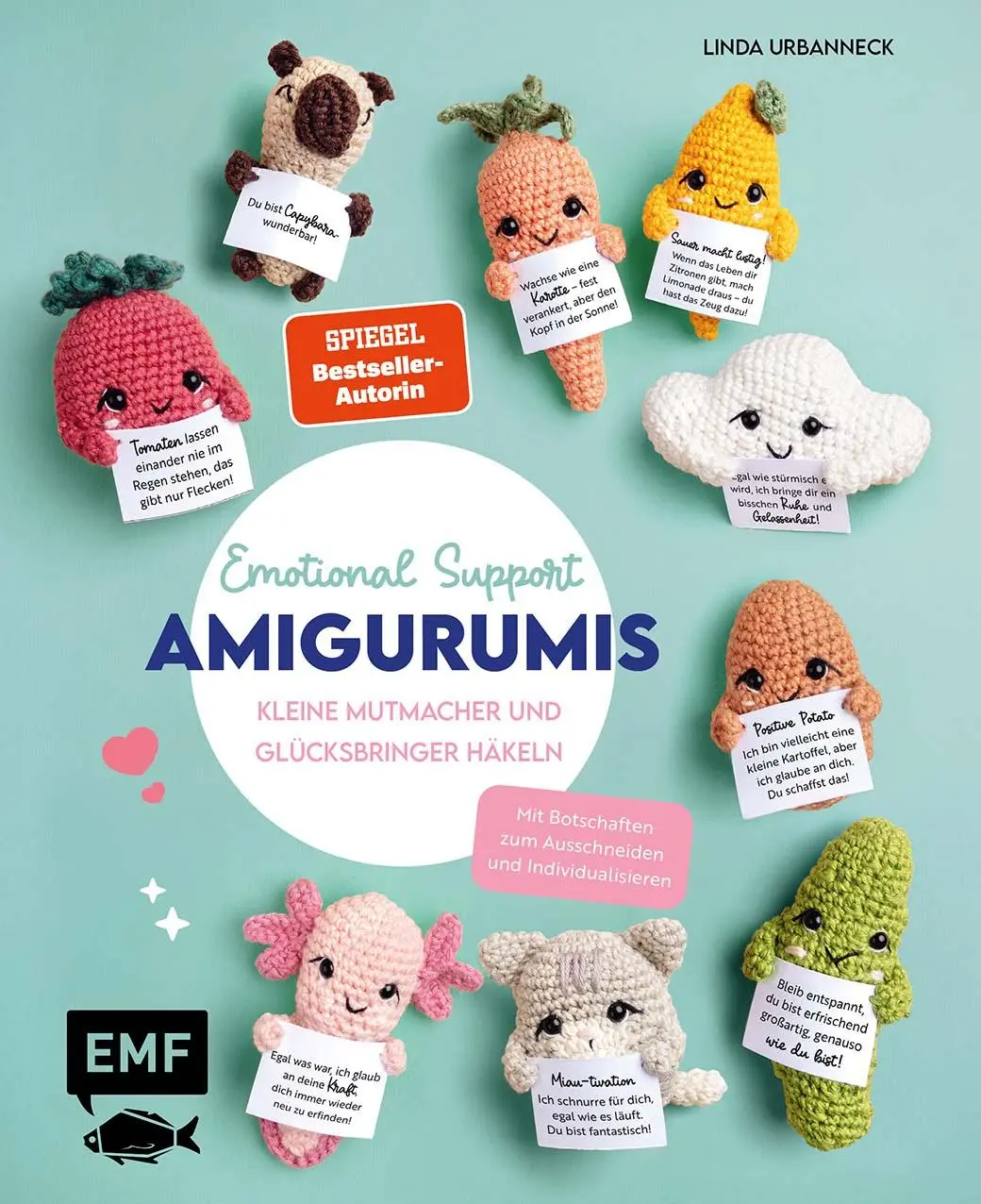 Cover: 9783745928716 | Emotional Support Amigurumis - Kleine Mutmacher und Glücksbringer...