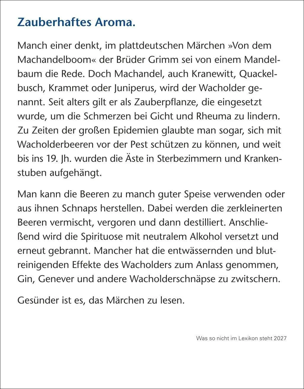 Bild: 9783840038716 | Was so nicht im Lexikon steht Tagesabreißkalender 2027 -...