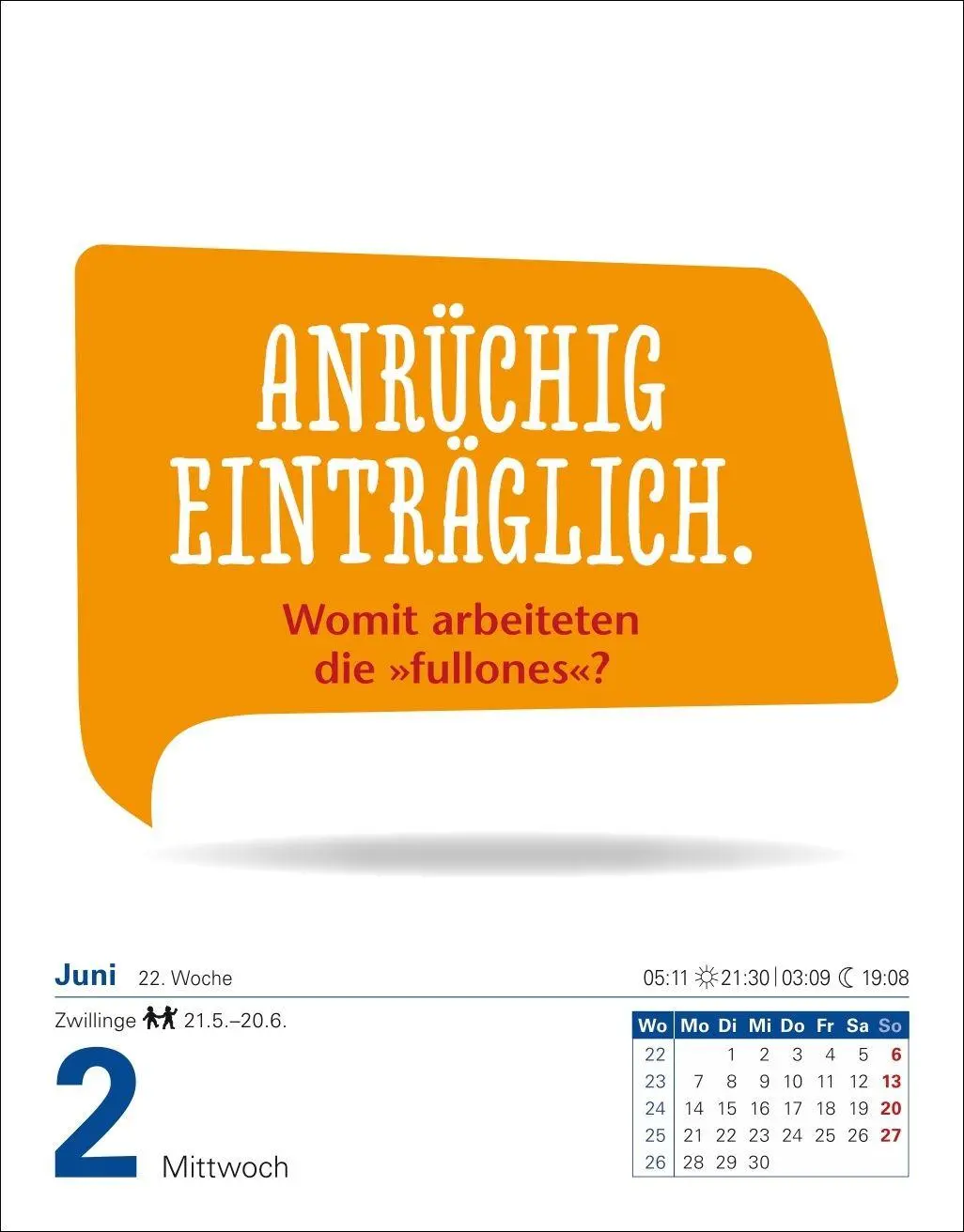 Bild: 9783840038716 | Was so nicht im Lexikon steht Tagesabreißkalender 2027 -...