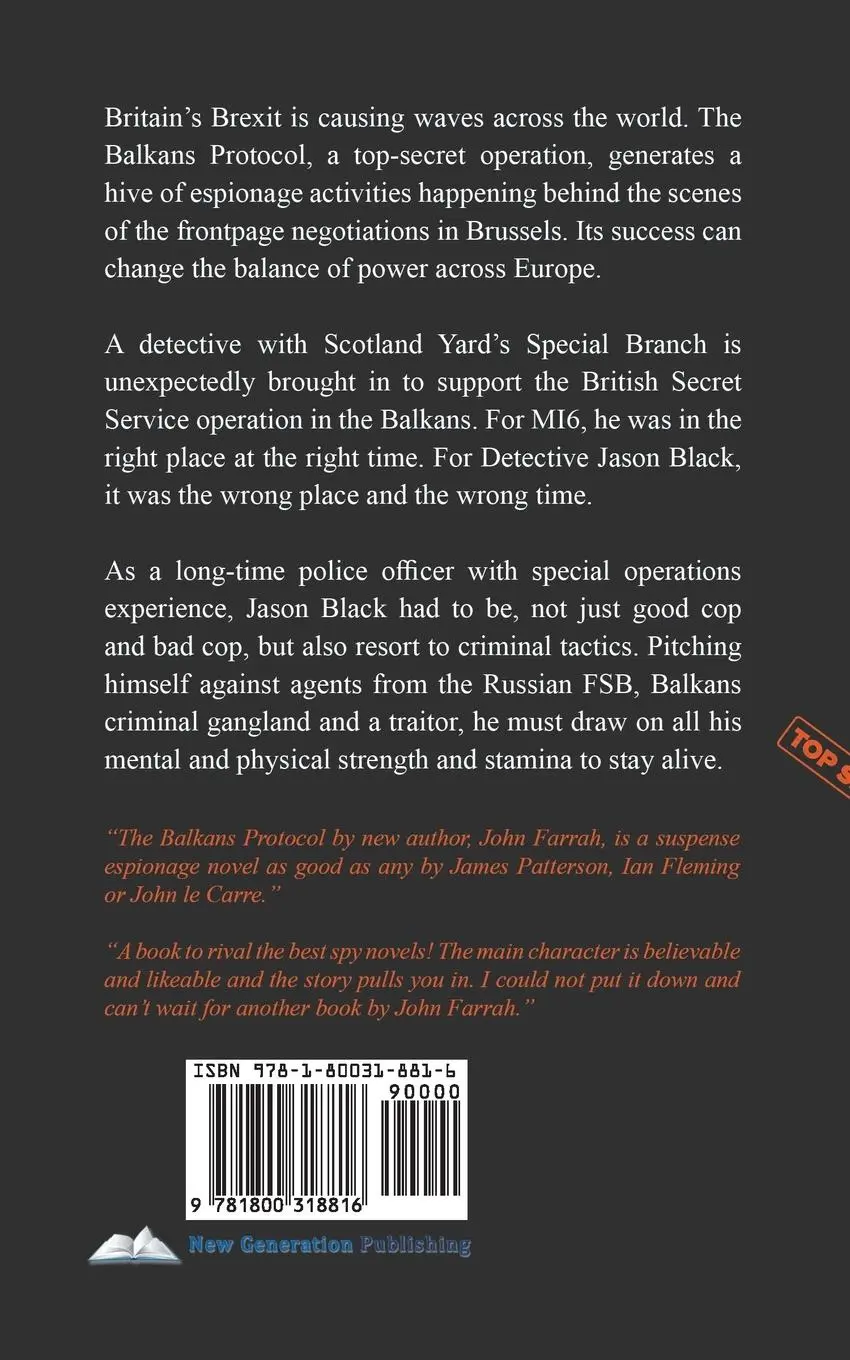 Rückseite: 9781800318816 | The Balkans Protocol | John Farrah | Taschenbuch | Englisch | 2021
