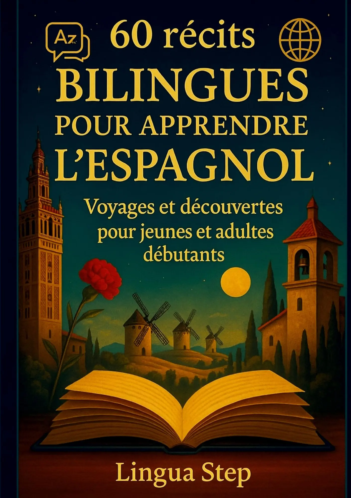 Cover: 9782322598816 | 60 Récits bilingues pour apprendre l'Espagnol | Lingua Step | Buch