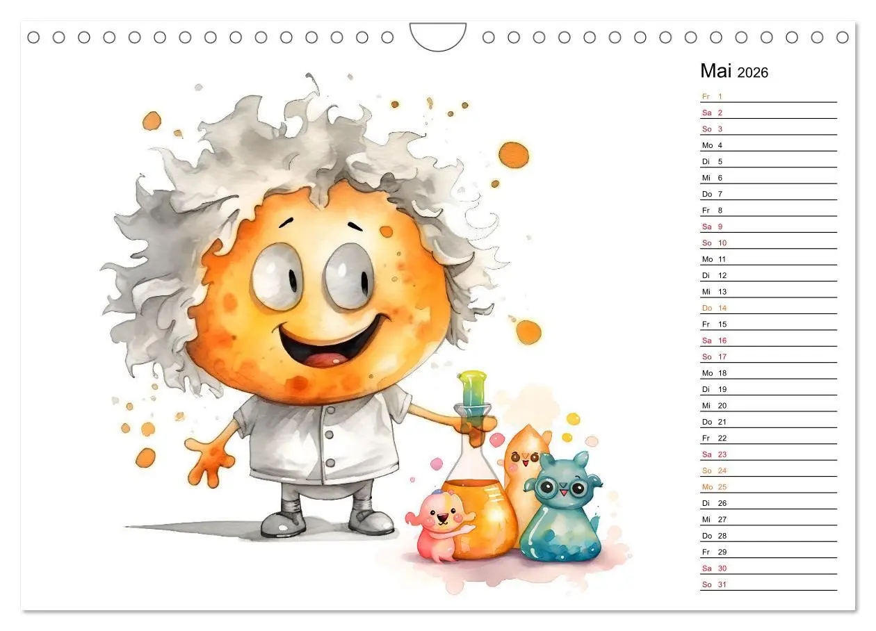 Bild: 9783457378816 | Monsterjobs - Kleine Monster, große Träume (Wandkalender 2026 DIN...