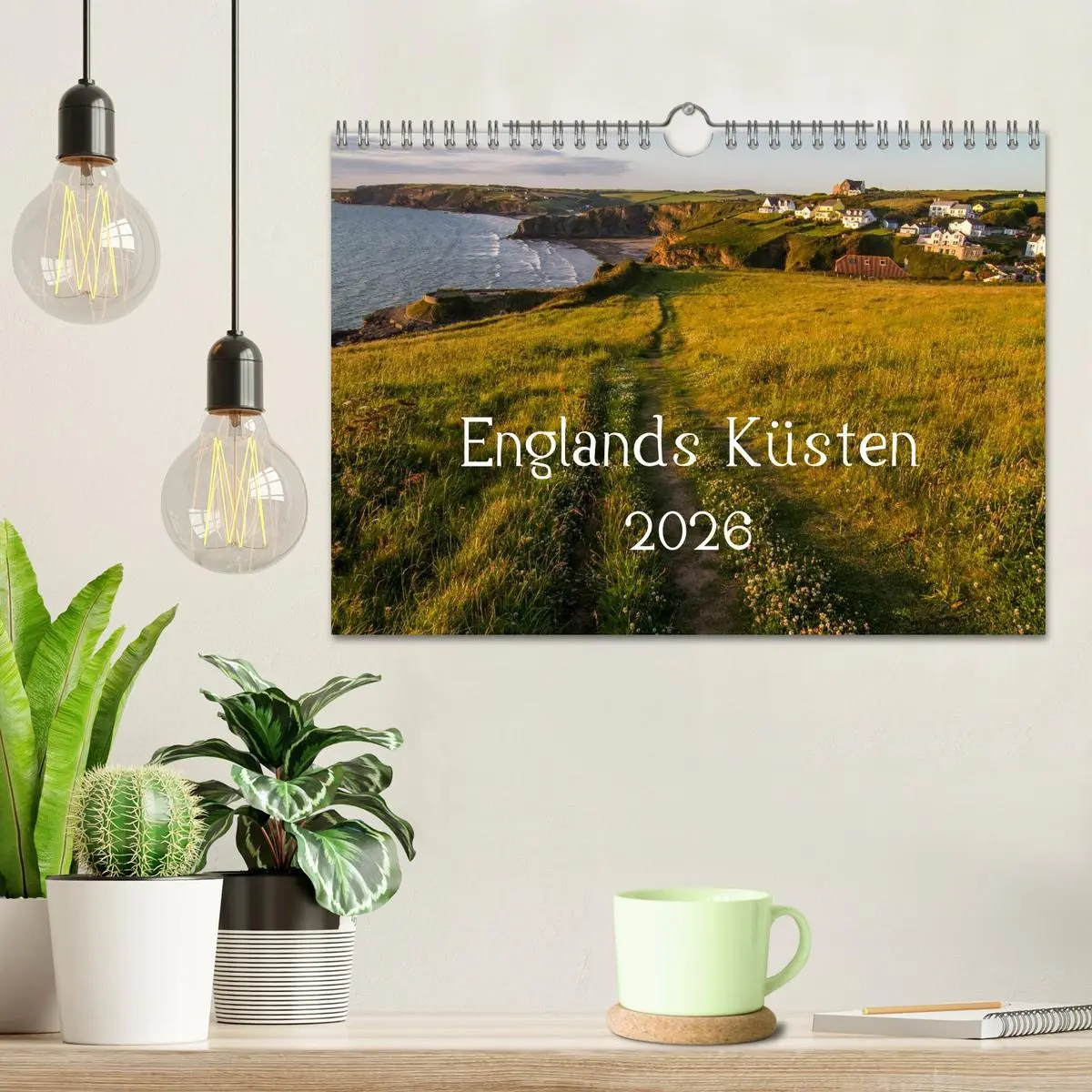 Bild: 9783516158816 | Englands Küsten 2026 (Wandkalender 2026 DIN A4 quer), CALVENDO...