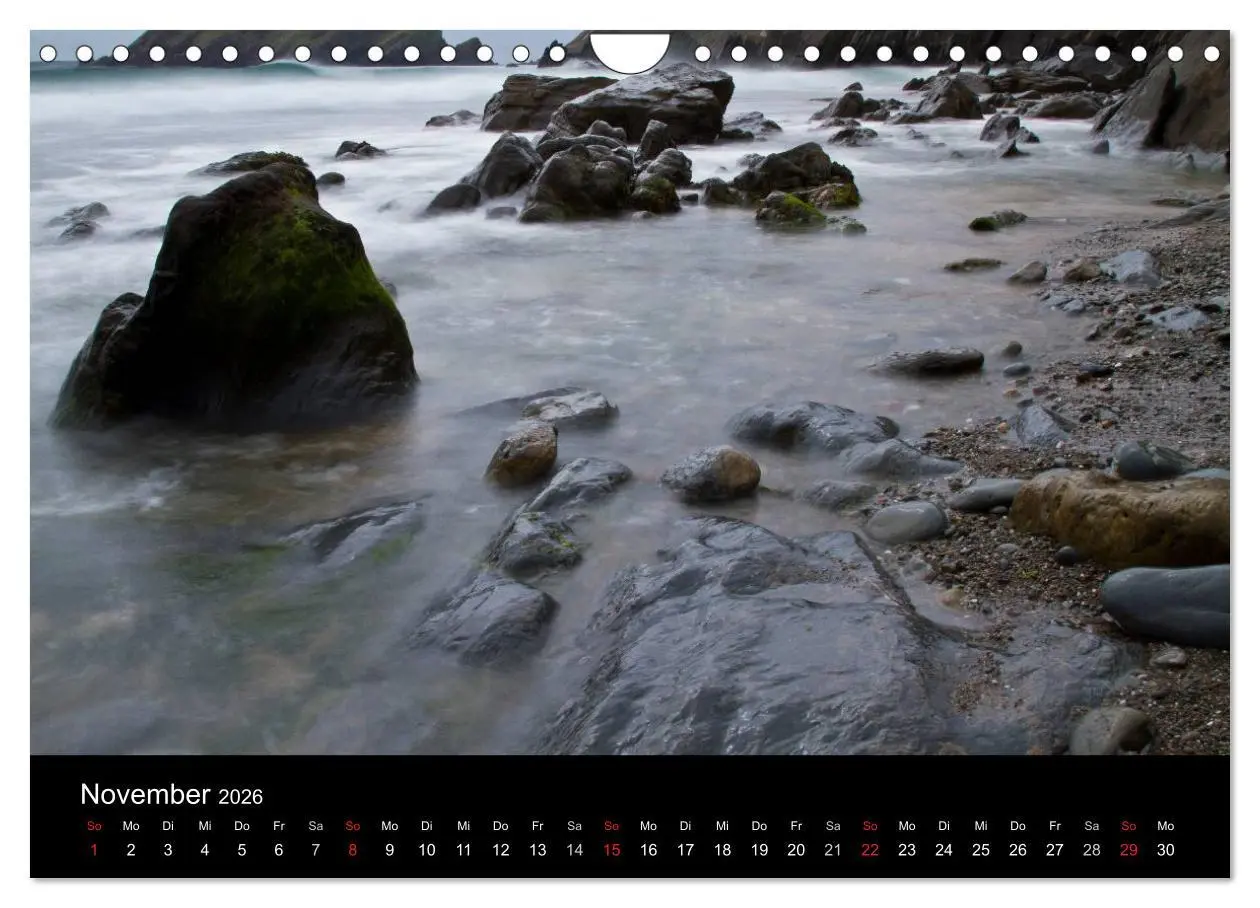 Bild: 9783516158816 | Englands Küsten 2026 (Wandkalender 2026 DIN A4 quer), CALVENDO...