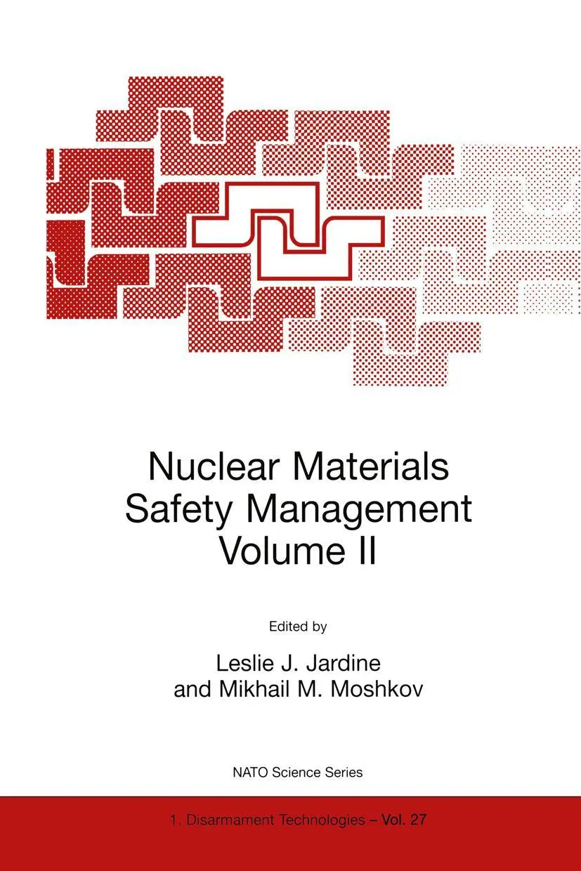 Cover: 9780792358916 | Nuclear Materials Safety Management Volume II | Jardine (u. a.) | Buch
