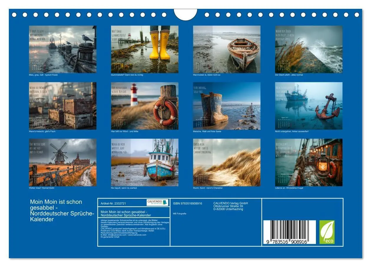 Bild: 9783516908916 | Moin Moin ist schon gesabbel - Norddeutscher Sprüche-Kalender...