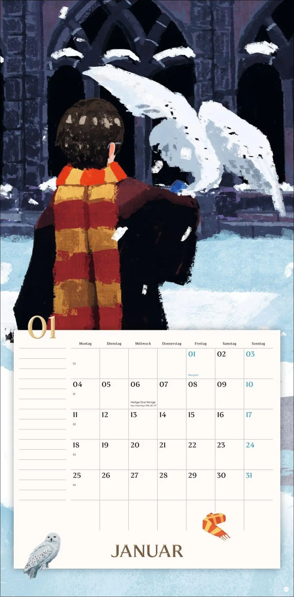 Bild: 9783756418916 | Harry Potter Broschurkalender 2027 | Kalender | 28 S. | Deutsch | 2027
