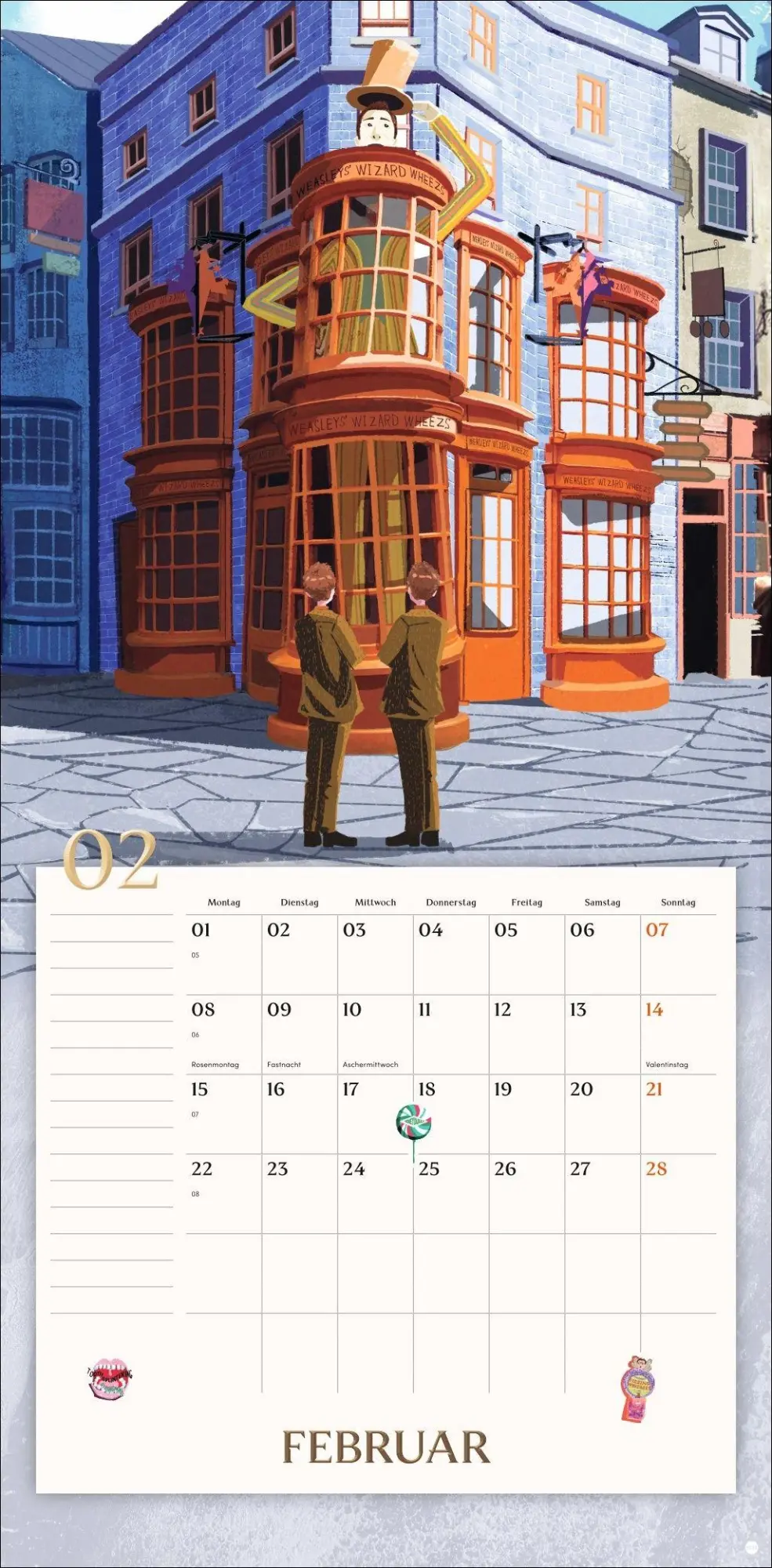 Bild: 9783756418916 | Harry Potter Broschurkalender 2027 | Kalender | 28 S. | Deutsch | 2027