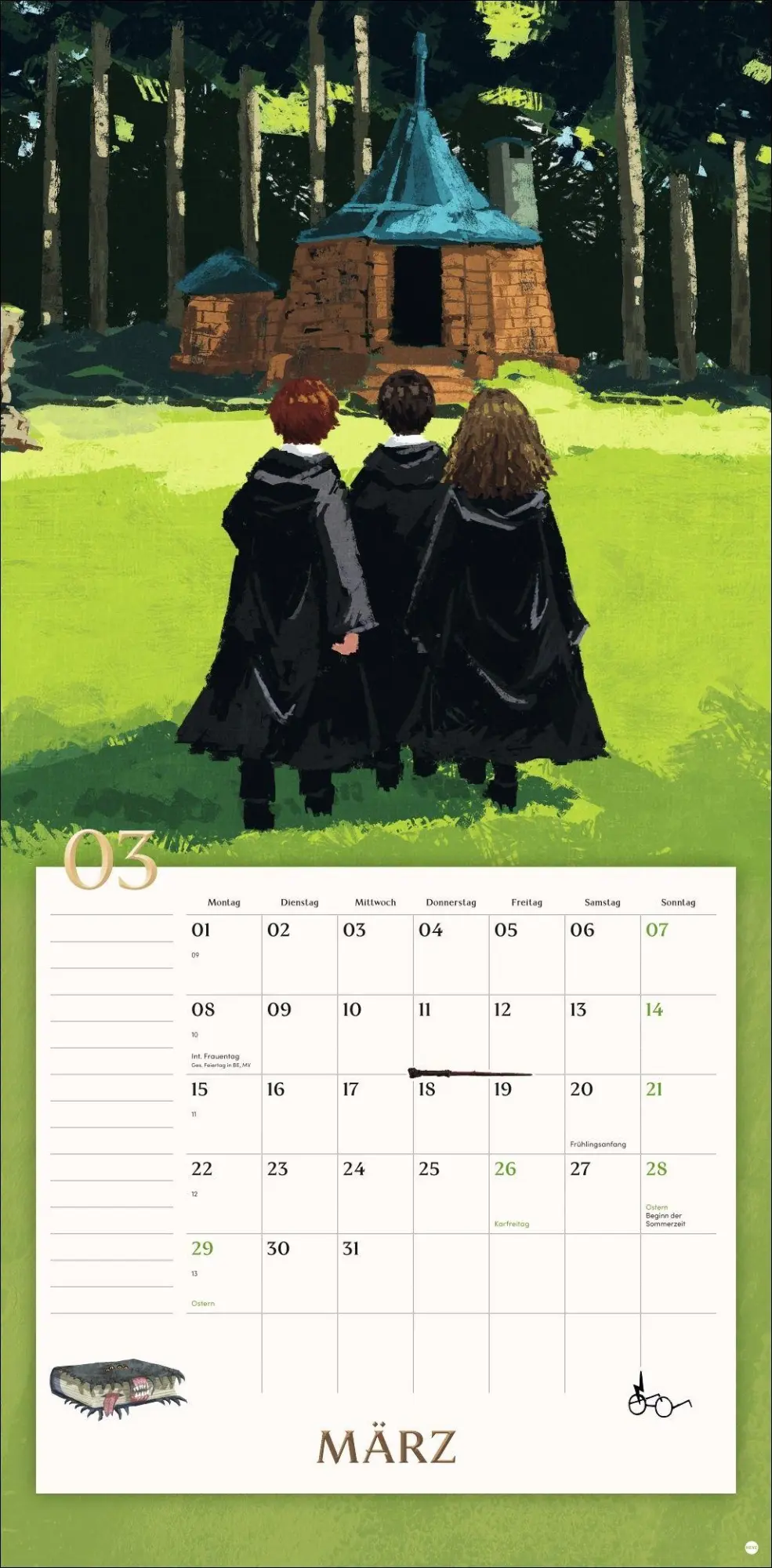 Bild: 9783756418916 | Harry Potter Broschurkalender 2027 | Kalender | 28 S. | Deutsch | 2027